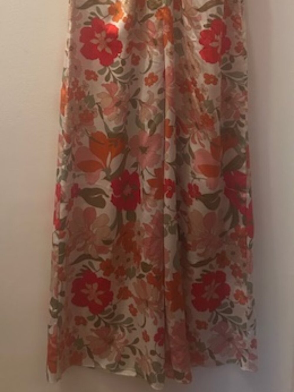 Anthropologie Elliatt Heliconia Bold Floral Flowing Ruffle Low Back Jumpsuit NWT - Picture 16 of 16
